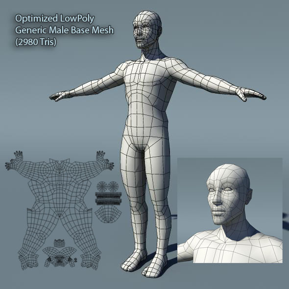 [3docean] Optimized Low Poly Male Human Base Mesh _0.jpg